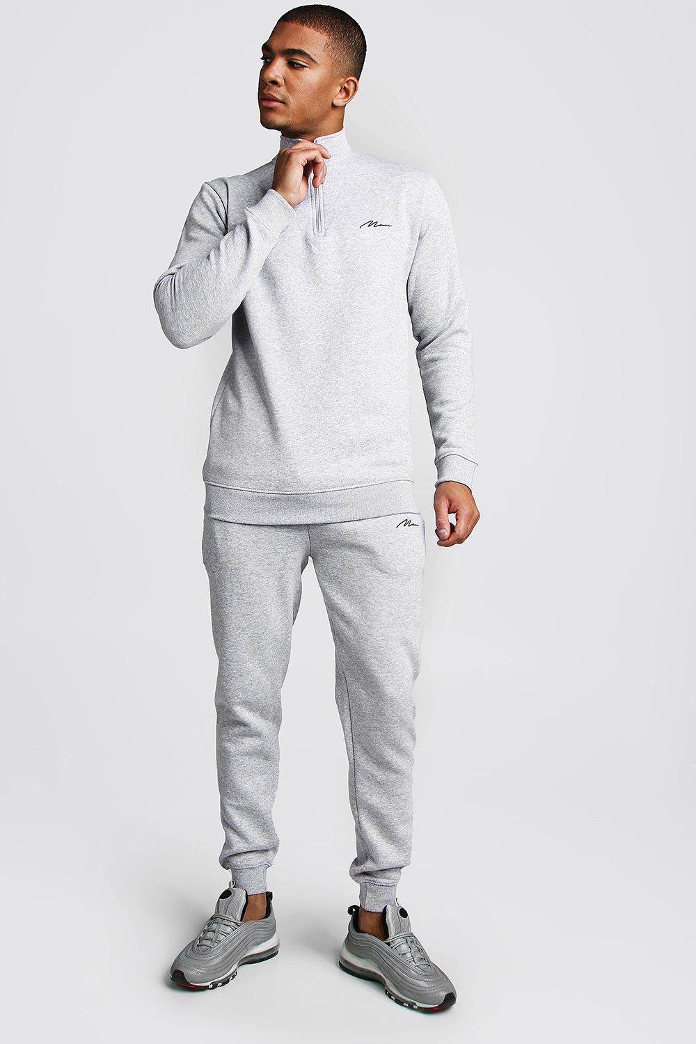 Tracksuit boohooman hot sale